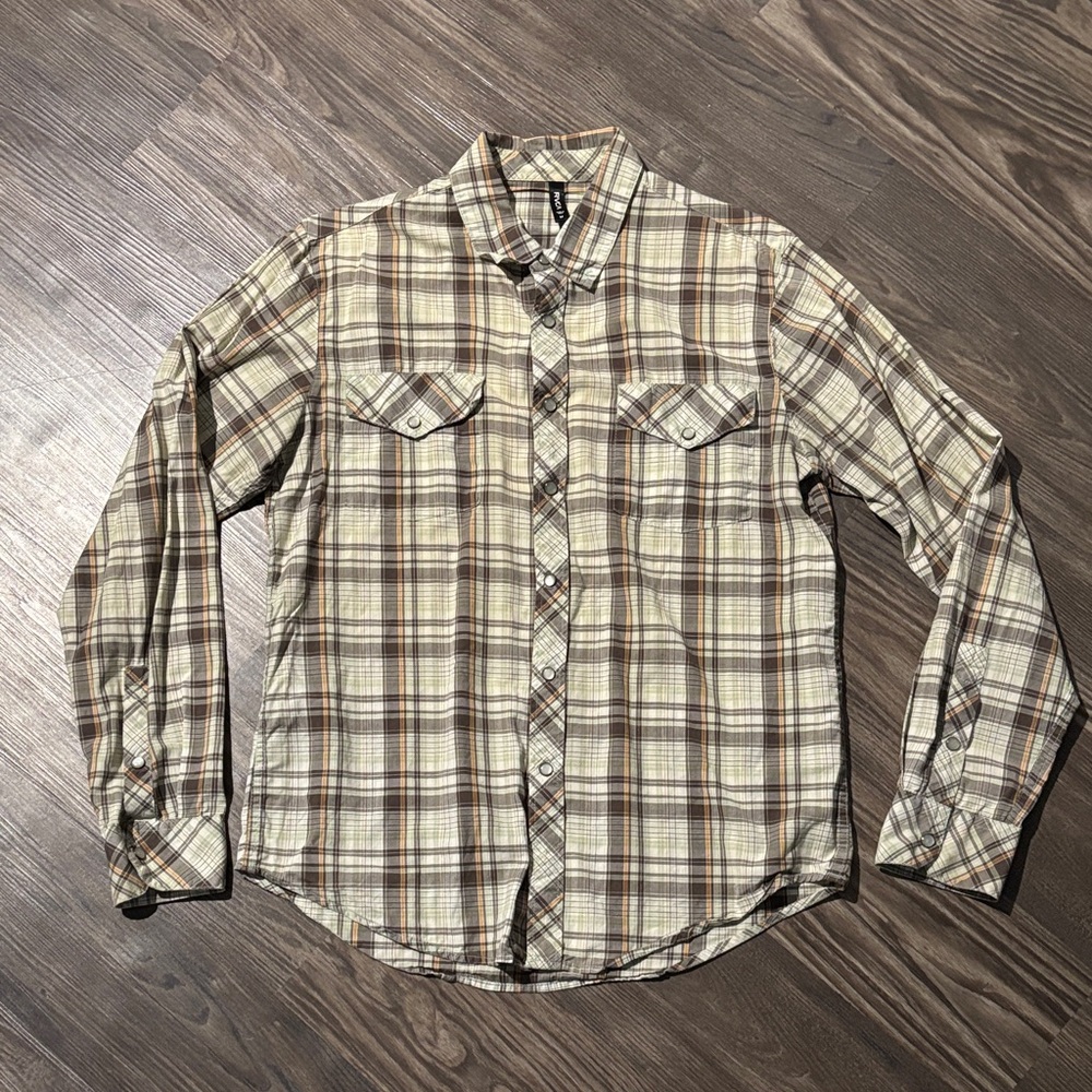 RVCA Western/Pearl Snap Cowboy shirt